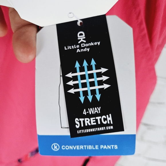 LITTLE DONKY ANDY | nylon convertible  high waist waterproof windbreaker pants - Picture 13 of 15